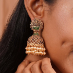 Gold Plated Classic Jhumkas Earrings